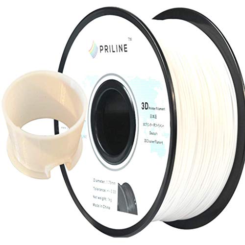 PRILINE Polycarbonate 1.75 3D Printer Filament, Dimensional Accuracy +/- 0.03 mm, 1kg Spool, 1.75 mm,Black
