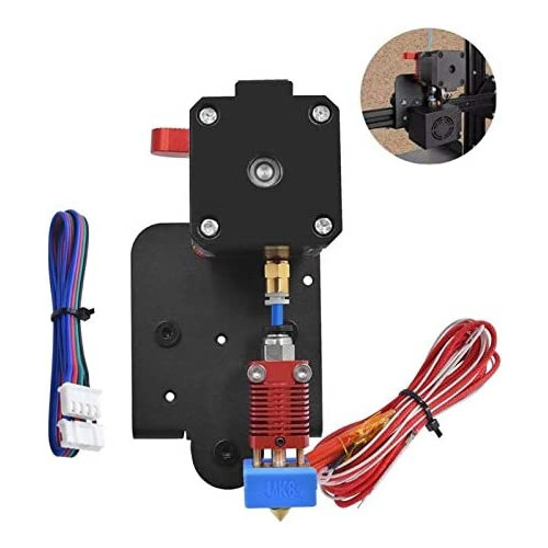 WANGYOUCAO CR10 12V/24V Upgraded Short-Range Extruder Direct Drive Feeder Replacement Kit Suitable for Creality 3D Ender-3 Ender-5 cr10s Printer 3D Printing Accessories (Size : 12v)
