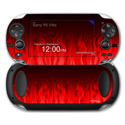 Sony PS Vita Skin Fire Red by WraptorSkinz