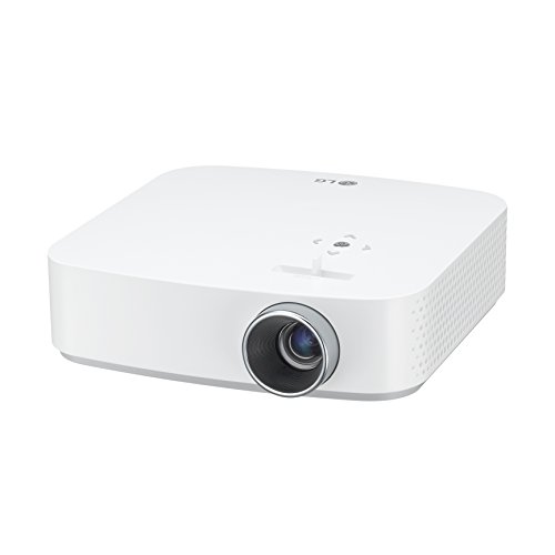 LG PF50KA 100u201D Portable Full HD (1920 x 1080) LED Smart TV Home Theater CineBeam Projector with Built-in Battery (2.5 Hours) - White