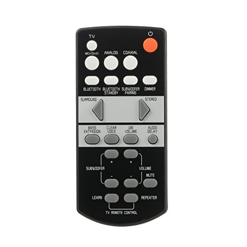 Motiexic Remote Control Compatible with Yamaha Soundbar FSR66 ZJ78750 YAS-103 ATS-1030 ZJ787500, Remote for Yamaha YAS-107 YAS-207 ATS-1060 ATS-1050 YAS-1080 YAS-108 Home Audio Speaker System