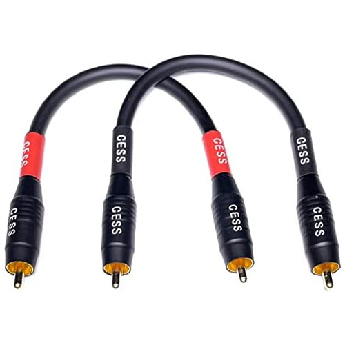 CESS-075-3f Heavy Duty Waterproof RCA Cable, Phono Male to Male (3 FT)