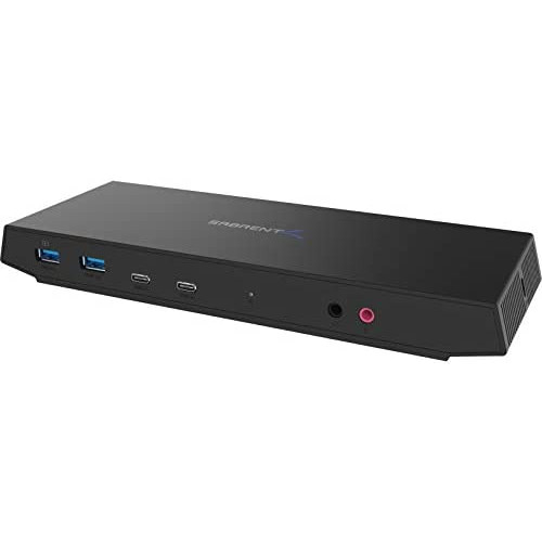 SABRENT USB Type-C Dual 4K Universal Docking Station with USB C Power Delivery (DS-WSPD)