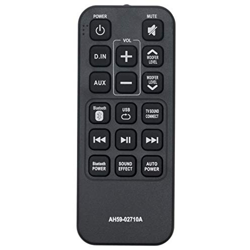 AH59-02710A Replaced Remote fit for Samsung Sound Bar HW-J250 HW-J250/ZA HW-JM25 HW-JM25/ZA AH59-02710B HWJ250 HWJ250/ZA HWJM25 HWJM25ZA