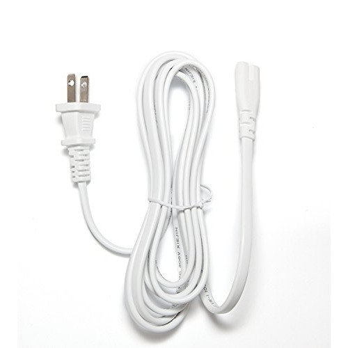 [UL Listed] OMNIHIL 10FT AC Power Cord Compatible with SONOS PLAYBAR TV Sound Bar/Wireless Streaming Music Speaker Cable PS (White)