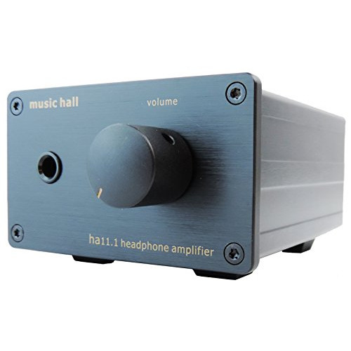 Music Hall HA11.1 Ultra-Low-Noise Headphone Amplifier for Exceptional Clarity - Extruded Aluminum Chassis