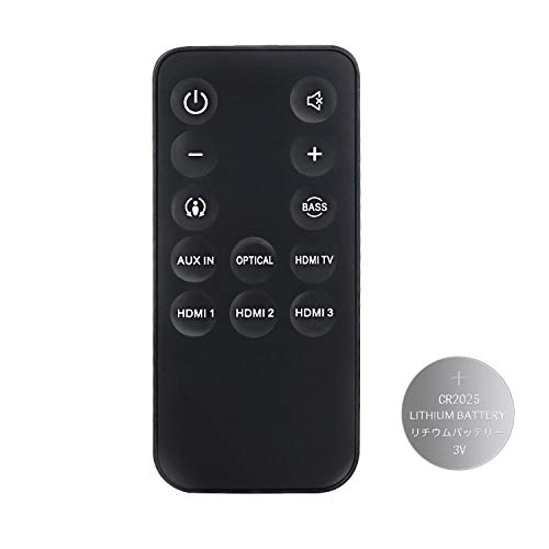 CHUNGHOP New Replacement Remote Control Compatible with JBL Cinema Soudbar SB400 SB 400 93040000860 Soundbar Speaker System Controller with CR2025 Battery