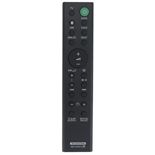 RMT-AH301U Replaced Remote fit for Sony Sound bar HTMT300/B HT-MT300/B HT-MT300 HT-MT301 HT-MT300/W HT-MT300W HTMT300B HTMT300 HTMT301 HTMT300W SA-WMT300 SA-MT300 SA-MT301 SA-WMT301