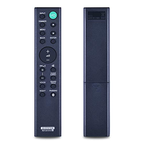 New RMT-AH101U Soundbar Replacement Remote Control fit for Sony Sound Bar AV System HT-CT380 HT-CT780 HT-CT381 HTCT380 HTCT780 HTCT381