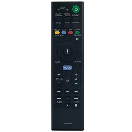 RMT-AH240U Replacement Remote Control fit for Sony Soundbar HT-NT5 HT-XT2 HT-CT790 HT-CT800 SA-NT5 SA-CT790 HTNT5 HTXT2 HTCT790 HTCT800 SANT5 SACT790