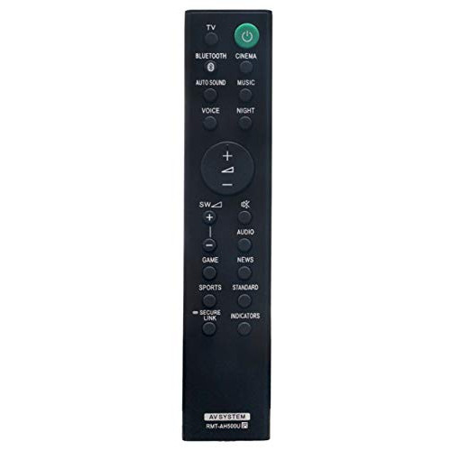 RMT-AH500U Replaced Remote fit for Sony Sound Bar Soundbar HT-S350 HT-SD35 SA-WS350 SA-S350 RMT-AH500J SA-WSD35 SA-SD35 HTS350 HTSD35 SAWS350 SAS350 RMTAH500J SAWSD35 SASD35