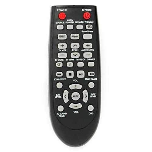 Replaced Remote Control Compatible for Samsung HW-450 AH59-02547B HW-D450/ZA HW-D450/ZC HW-D551 HW-D570/ZF HW-E450ZA HW-F355 HW-F750/ZAZZ01 Home Theater Sound Bar System