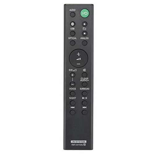 New RMT-AH103U Replaced Remote fit for Sony Sound Bar HT-CT80 SA-CT80 HTCT80 SACT80 HT-CT180 SA-CT180 RMT-AH100U SA-WCT180 SS-WCT80