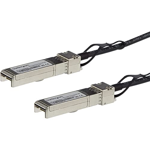 StarTech.com MSA Uncoded Compatible 3m 10G SFP+ to SFP+ Direct Attach Breakout Cable Twinax - 10 GbE SFP+ Copper DAC 10 Gbps Low Power Passive Transceiver Module DAC (SFP10GPC3M)
