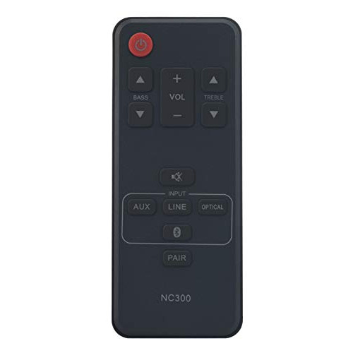 NC300 NC300UH Replaced Remote fit for Sanyo Sound Bar Home Audio FWSB405F FWSB405FP FWSB405FS