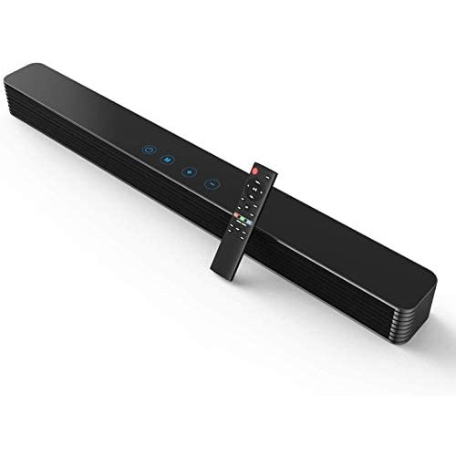 Norcent KB2020 Black Mamba Series 25-Inch Sound Bar with Sub-woofer, Wired and Wireless Bluetooth 5.0 Extra Powerful Bass Speaker Soundbar 2022 New Version MB-2521