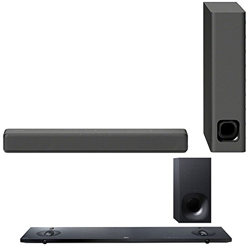 Sony Mini Sound bar with Wireless Subwoofer Black (HTMT300/B) with Sound Bar with Hi-Res Audio and Wireless Streaming