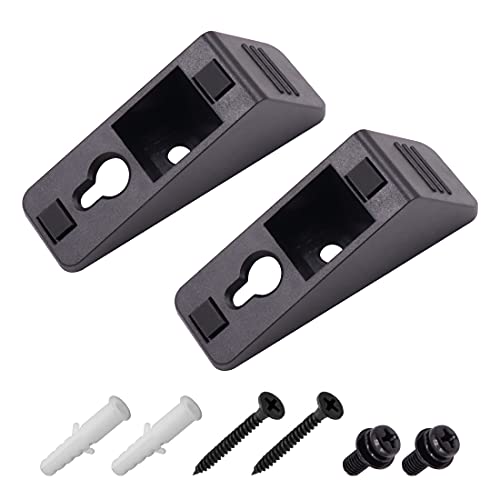 1 Pair of Black Wall Mount Soundbar Brackets Part A-1997-784-A with Screw Accessories for Sony HT-CT770 SA-CT770 HT-CT370 SA-CT370 Sound Bar Speaker Mounting Brackets