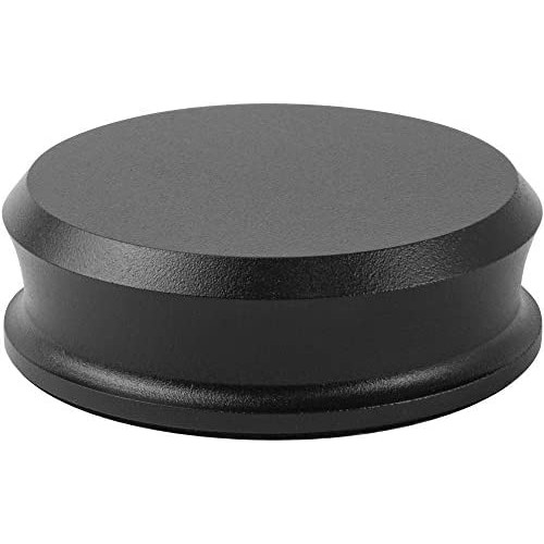 SmallBen Record Weight Stabilizer with Protective Leather Pad - 9-Ounce Vinyl Turntable Weight - Durable & Stylish LP Stabilizer - Fits Any Turntable - Black Matte