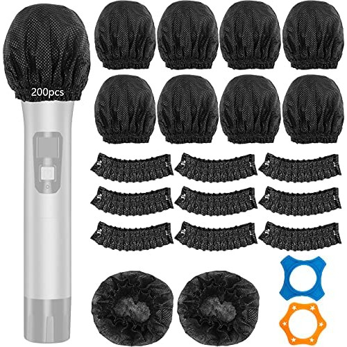 ChromLives Lapel Headset Microphone Windscreens Foam Covers Microphone Covers Mini Size Color Black 10 Pack