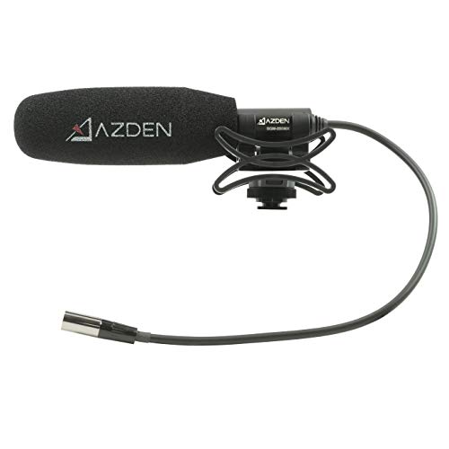 Azden SGM-250MX Professional Compact Cine Shotgun Microphone with Mini XLR Output