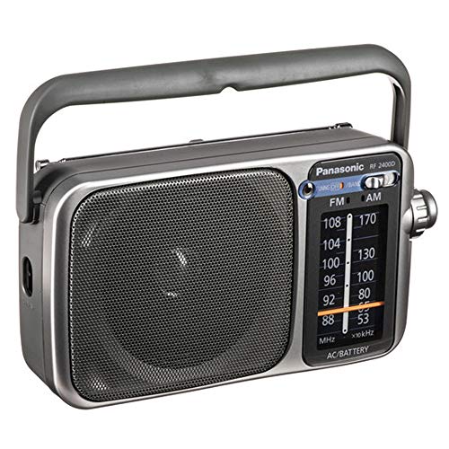 Panasonic Rf-2400D Am/FM Radio, Silver/Grey