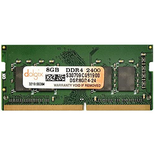 DOLGIX 8GB DDR4 PC4-19200 2400MHz Laptop 260Pins 1.2V Memory Ram Module Upgrade