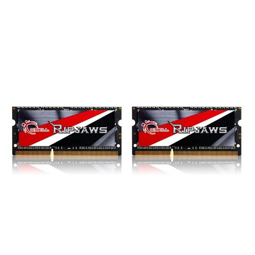 G.Skill RipJaws SO-DIMM Series 16GB (2 x 8GB) 204-Pin (PC3L-12800) DDR3L 1600 CL9-9-9-28 1.35V SO-DIMM Memory Model F3-1600C9D-16GRSL