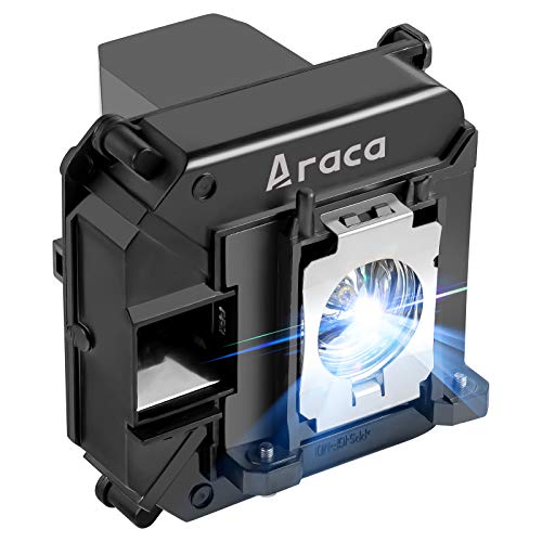 Araca ELPLP60 /ELPLP61 Replacement Projector Lamp with Housing for EPSON 425Wi 430i EB-95 H382A H383A H384A PowerLite 420 425 905 92 93 93+ 95 96W PowerLite 915W PowerLite 430 H388A EB-915W