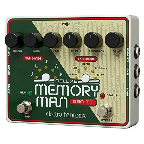 electro-harmonix 일렉트로《하모니쿠스》 아날로그 delay Deluxe Memory Man Tap Tempo 550 【국내 정규품】