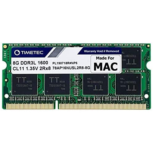 Timetec 32GB KIT(4x8GB) Compatible for Apple DDR3L 1600MHz PC3L-12800 CL11 for iMac (Mid 2011, Late 2012, Late 2013, Late 2014 Retina 5K, Mid 2015 Retina 5K) SODIMM Memory Module MAC RAM Upgrade