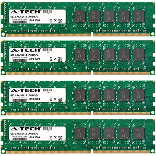 A-Tech 8GB KIT (2 x 4GB) for HP-Compaq Z Workstation Series Z1 Z210 CMT Workstation (Xeon E3 Core i3 & Intel Pentium) Z600 Workst. DIMM DDR3 ECC Unbuffered PC3-8500 1066MHz Server RAM Memory