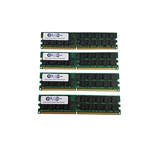 CMS 16GB (4X4GB) DDR2 3200 400MHZ ECC Registered DIMM Memory Ram Upgrade Compatible with Dell® Poweredge 1850 Ddr2-Pc3200 for Server Only - B48