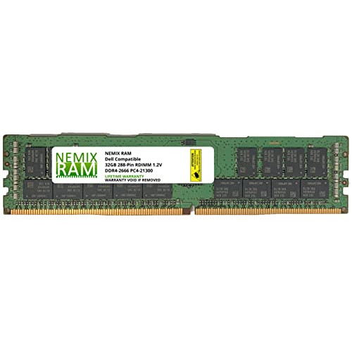Dell Compatible SNPTN78YC/32G A9781929 32GB NEMIX RAM Memory for PowerEdge Servers