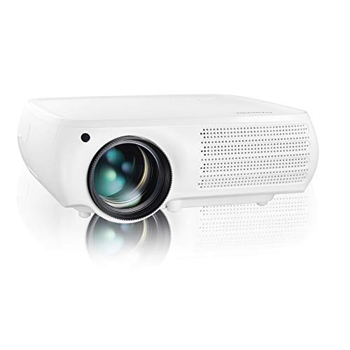 Gzunelic Real 9500 lumens Real Native 1080p LED Video Projector ± 50° 4D Keystone X / Y Zoom 10000:1 Contrast Full HD Home Theater LCD Proyector Built in HI-FI Stereo Sound Box