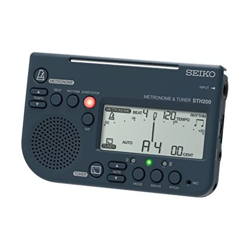 SEIKO STH200B Metronome Tuner<!-- @ 1 @ --> Loud Volume Music Stand<!-- @ 1 @ --> Attachable to Music Stand<!-- @ 1 @ --> Perfect for Concerts<!-- @ 1 @ --> Black