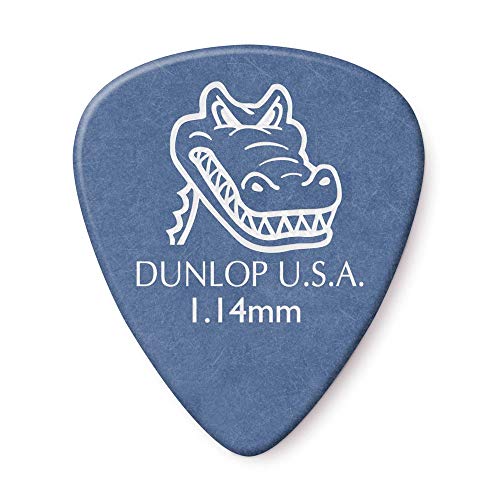 JIM Dunlop 417R Gator GRIP STD BLUE 1.14 Guitar Picks x 12 Pieces