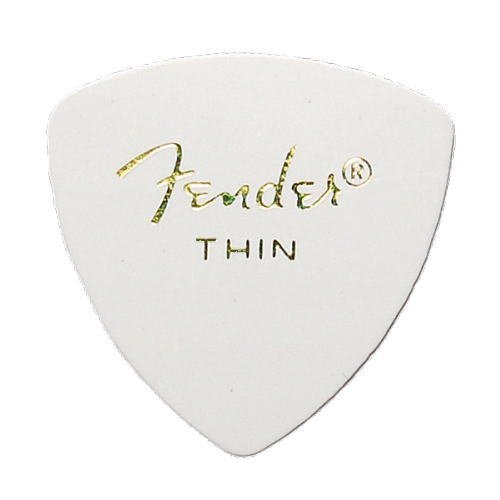 Fender 픽x10매 트라이앵글 THIN-WHT