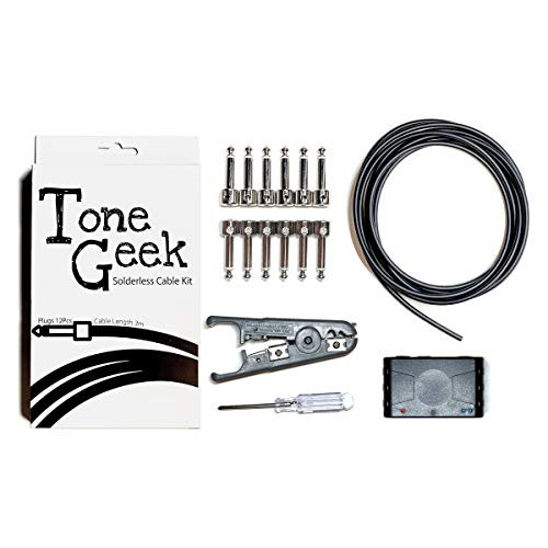 【테스터 동봉】ToneGeeksolder《―레스케부루킷토》 플러그12개(LS양대응) 케이블3m(Canare GS4) 툴 케이블 테스터