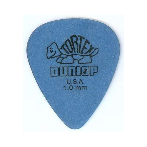 Jim Dunlop 418R Tortex Standard:Blue (1.0mm) 12 매세트