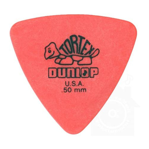 Jim Dunlop toe 텍스 트라이앵글 픽 6 매세트 & Musent Custom Players Pick +1 매세트 | 431B.50-RED-06P