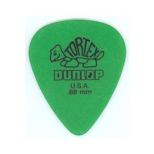 Jim Dunlop 418R Tortex Standard:Green (0.88mm) 12 매세트