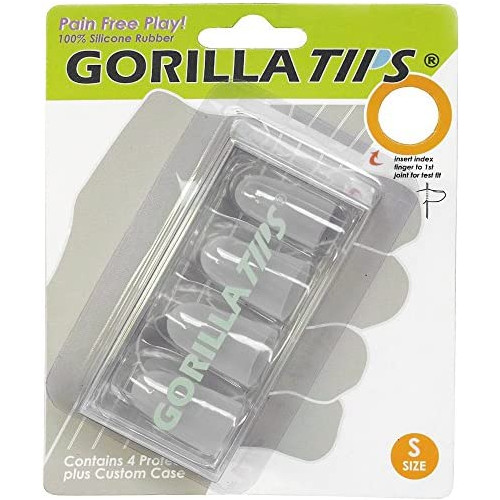 Gorilla Tips Small Clear 고릴라 팁(칩)《스》 손끝이 아프지 않는 클리어 컬러 S사이즈