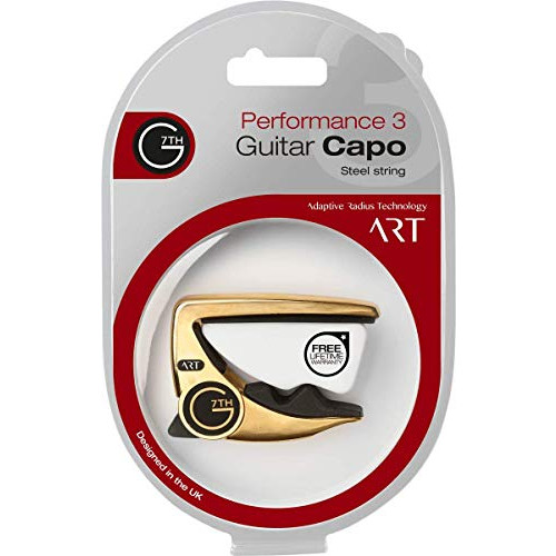 【정규 수입품】 G7TH PERFORMANCE 3 ART CAPO 6 현《아코》-스틱/일렉트릭용 GOLD(골드) 카 포터 스트 6-STR GOLD