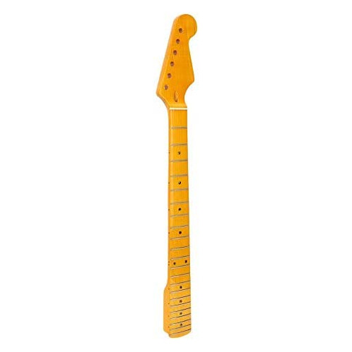 다크 옐로우 메이플 우드22후렛토에레키기타의 넥의 전기 기타의 교환