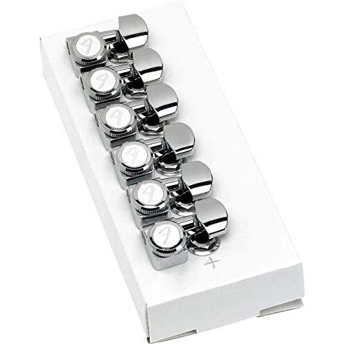 Fender 파트 Locking Tuners with Vintage-Style Buttons<!-- @ 15 @ --> Chrome
