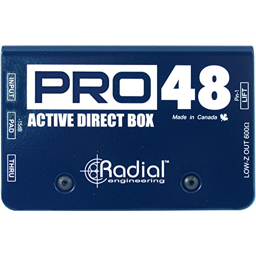 ◆RADIAL PRO48 Direct BOX 액티브 악기용 팬텀 전원 구동 라디아루 DI