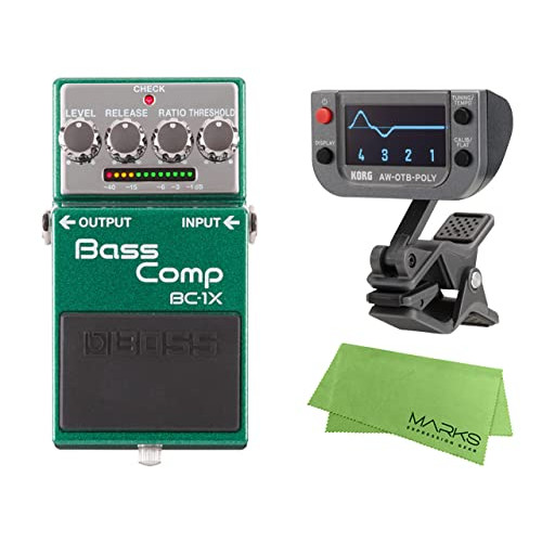 BOSS 보스 - Bass Comp BC-1X + KORG AW-OTB-POLY + 마크《스오리지나루쿠로스》 세트
