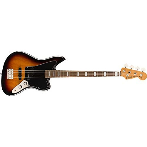 Squier by Fender 일렉트릭 기타 베이스 Classic Vibe Jaguar Bass, 3-Tone Sunburst