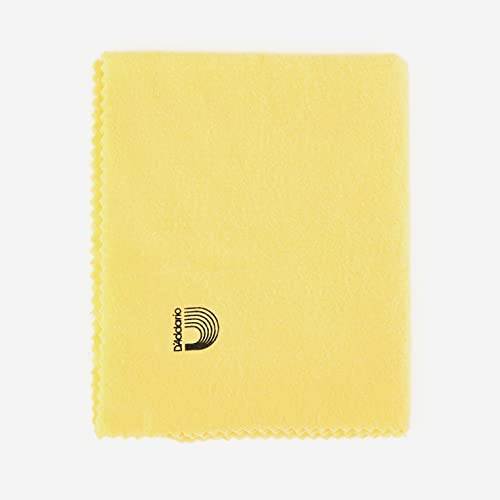 D'Addario PWPC2 Cleaning Cloth<!-- @ 1 @ --> Untreated Polishing Cloth (Approx. 14.6 x 11.4 inches (37 x 29 cm)